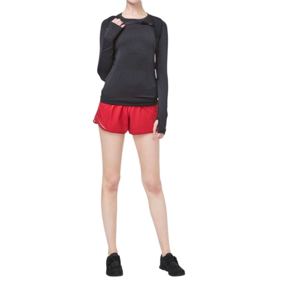 Lululemon Hotty Hot Short *Long 4" Dark Red - Picture 8 of 8